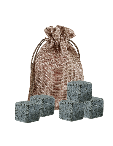 5 glaçons granit - Fabrication artisanale  Dégustation & accessoire