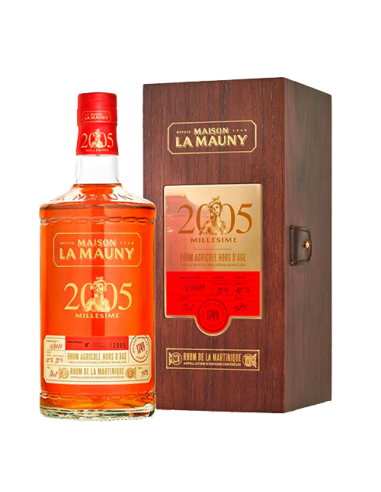 Rhum La Mauny - Millésime 2005 La Mauny Rhum Agricole