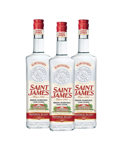 Lot de 3 bouteilles - Rhum Saint James Imperial Saint James Rhum Agricole