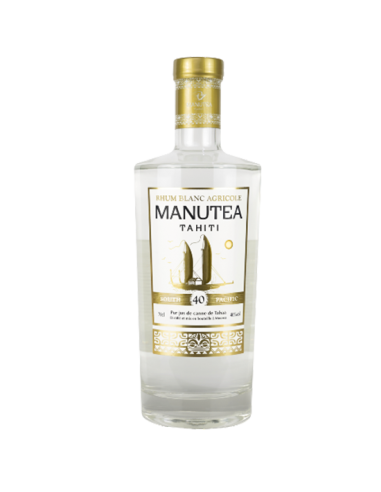 Rhum Manutea Tahiti - 40°  Rhum Agricole