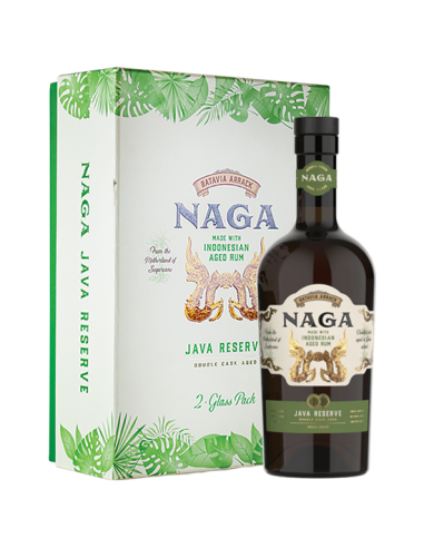 Coffret 2 verres - Rhum Naga Java Reserve Naga Coffret rhum