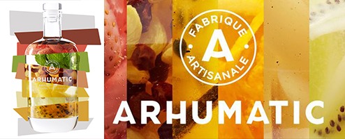 Savourez les rhums arrangés artisanaux de la maison Arhumatic